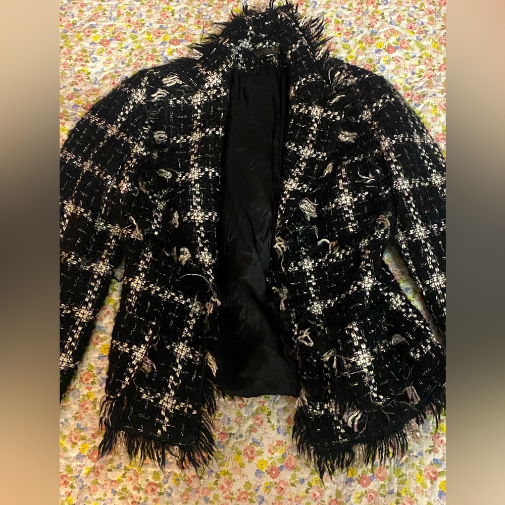 Black & White Blazer Jacket
